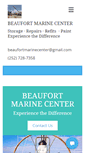 Mobile Screenshot of beaufortmarine.com